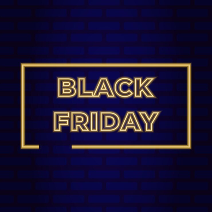 Vector black friday vector banner shopping event illustration sale promotion poster