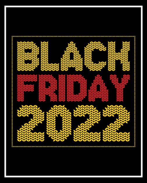 Black Friday vector graphic typography t shirt design