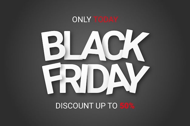 Black Friday-vectormalplaatje