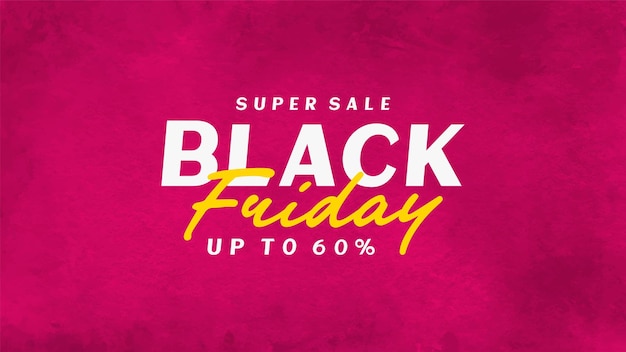 Black Friday verkoop banner op rode textuur achtergrond