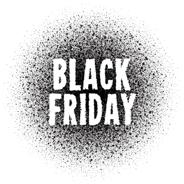 Black friday-verkoop grunge