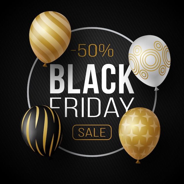 Black friday verkoop promotie banner