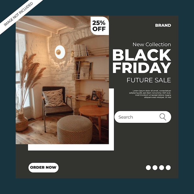 Black friday verkoop sociale media sjabloon