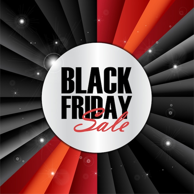 Vector black friday-verkoop