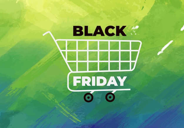 Black Friday-verkoopbanner met typografie-teksteffect