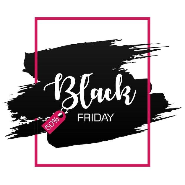 Black friday-verkoopbanner Sjabloon voor affiche voor reclame voor zakelijke inkooppromotie