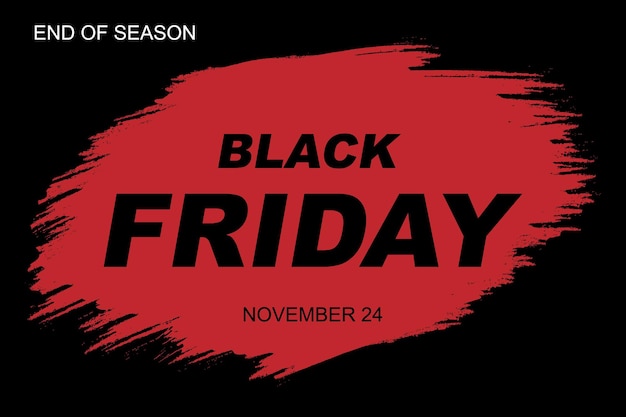Black Friday-verkoopbanner Vectorillustratie