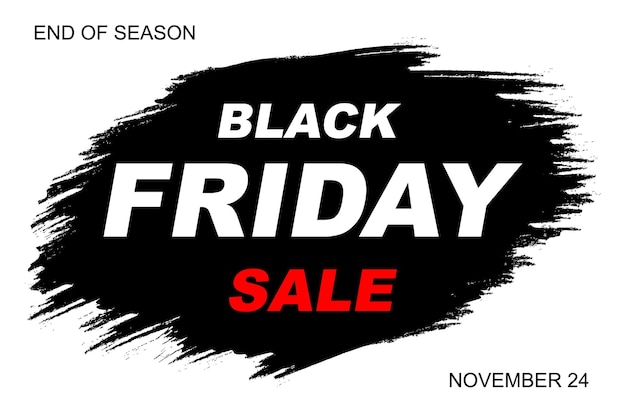 Black Friday-verkoopbanner Vectorillustratie