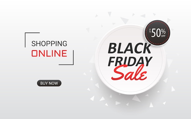 Vector black friday-verkoopbanner