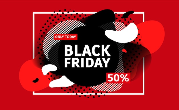 Black Friday-verkoopbanner