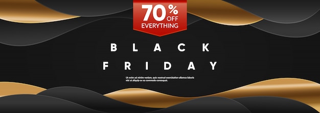 Black friday-verkoopbanner