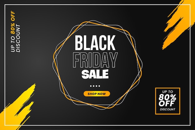 Black Friday-verkoopbanner