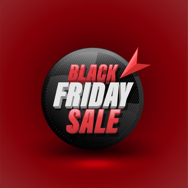 Black friday-verkoopbanner.