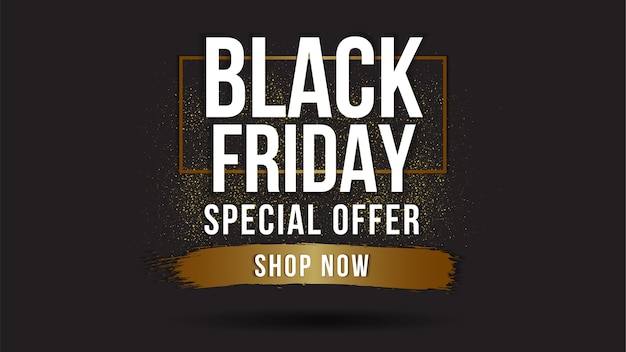 Black friday-verkoopbanner