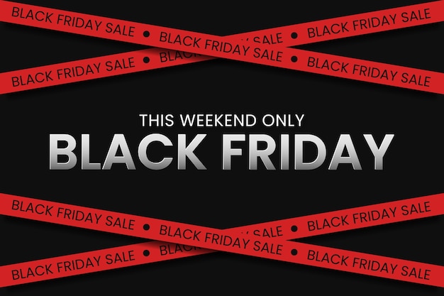 Vector black friday-verkoopbannerachtergrond