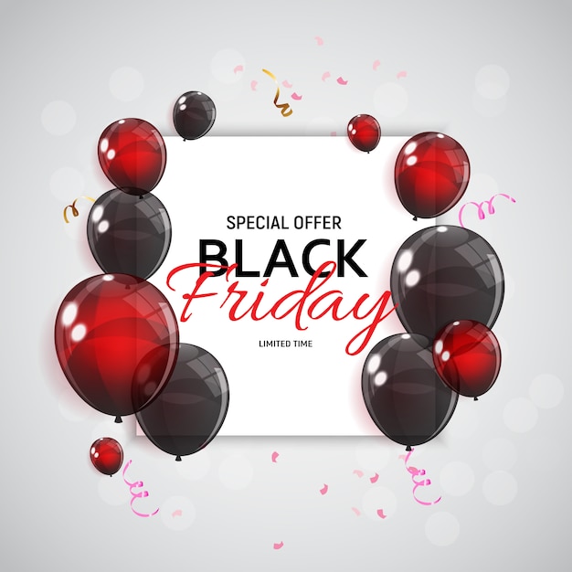 Black Friday-verkoopbannermalplaatje