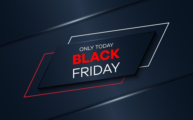 Black friday-verkoopbannerontwerp