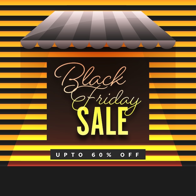 Vector black friday-verkoopconcept