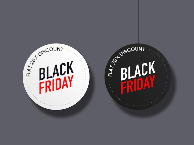 Black Friday-verkoopmarkering