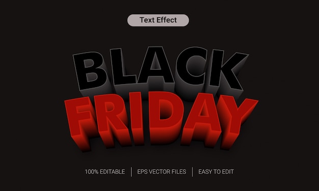 Black Friday-verkoopstijleffect