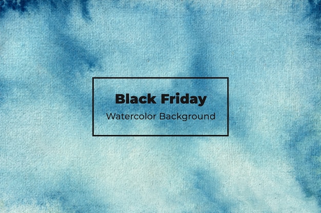 Black friday watercolor background