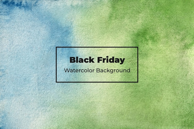 Black friday watercolor background