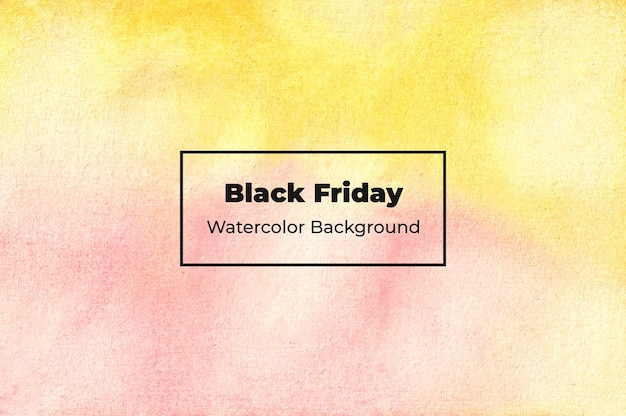 Black Friday watercolor background