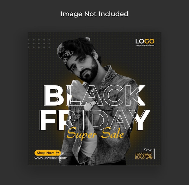 Vector black friday weekend sale social media banner instagram post and web banner premium vector