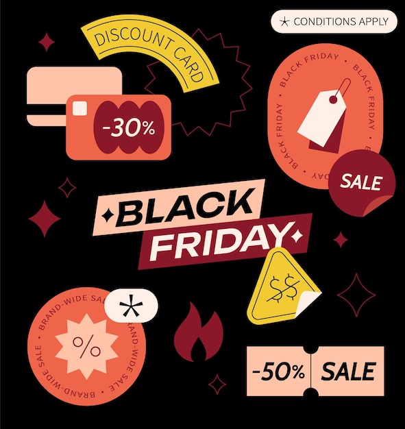 Vector black friday