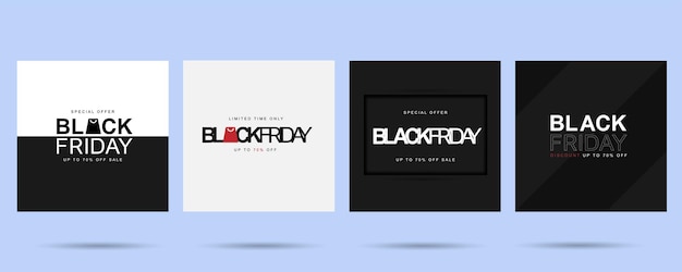 Vector black friday