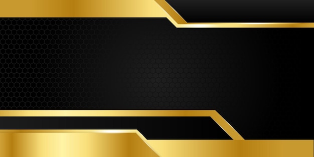 Black and gold abstract background