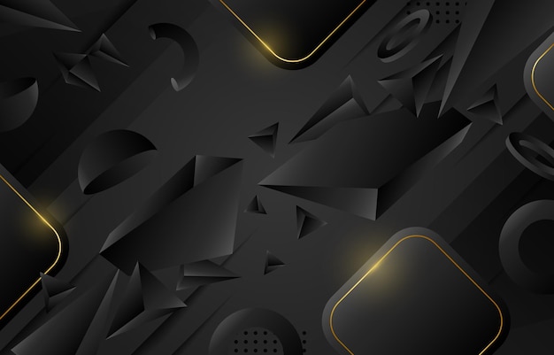 黒と金色の背景にgという文字が描かれています