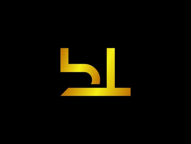 A black and gold logo for a company called sl