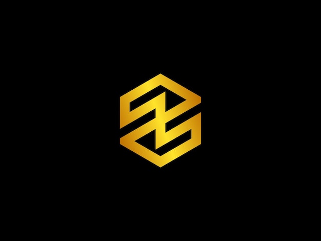 A black and gold logo with the letter z in the middle