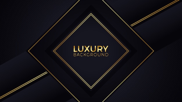 Black Gold Luxury Background