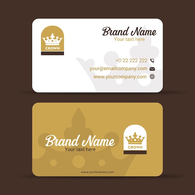 Black and gold luxury vip business card design