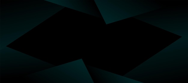 black and green geometric background vector design