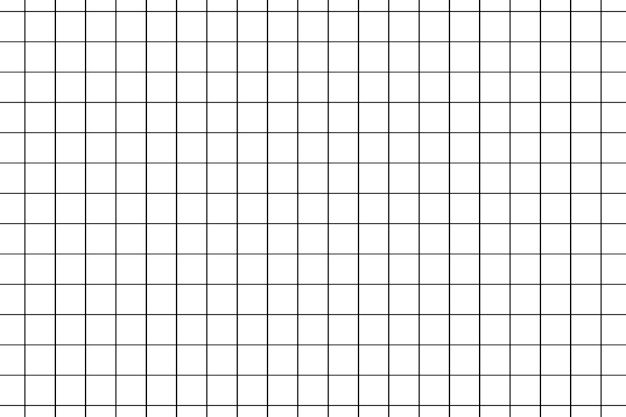 Vector black grid lines on white background