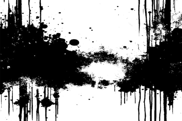 black grunge monochrome texture vector template for background texture abstract texture