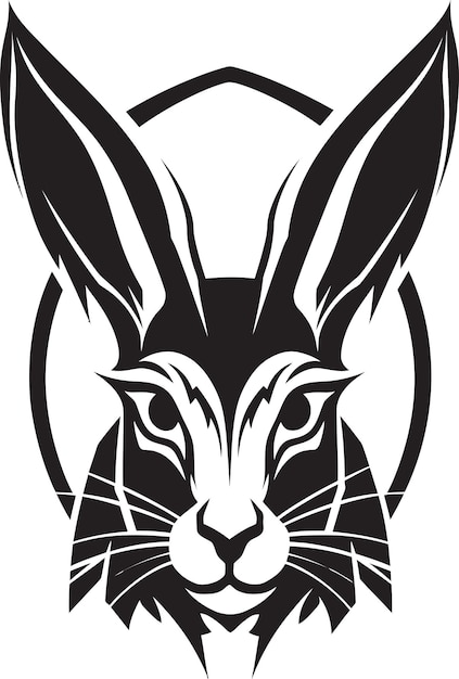 Black Hare Vector Logo A Versatile and Adaptable Logo for Any Industry Black Hare Vector Logo A M