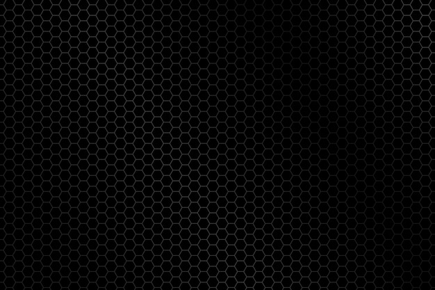 Black hexagonal pattern background