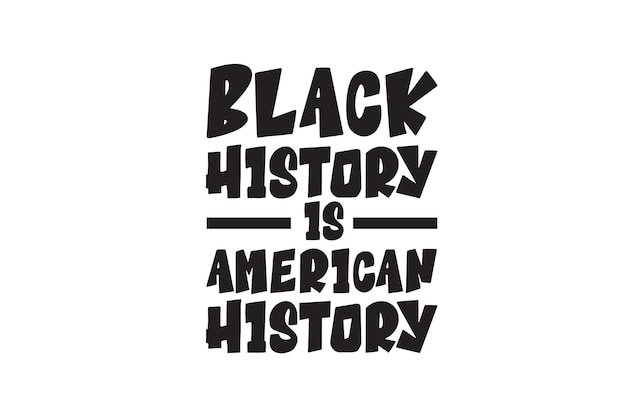 흑인 역사는 미국 역사 Svg