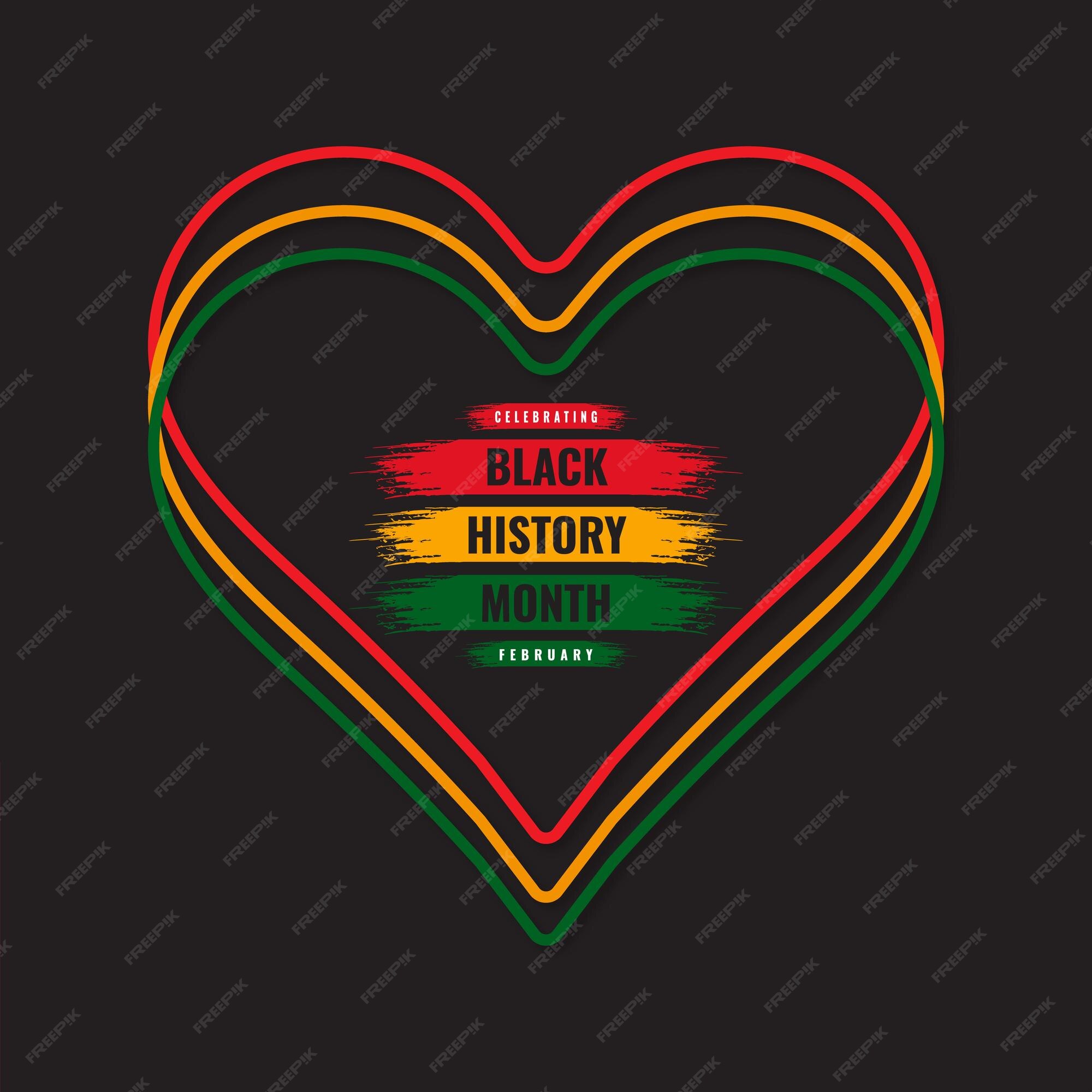 Premium Vector Black history month 2023 2025 2025 African American history celebration vector