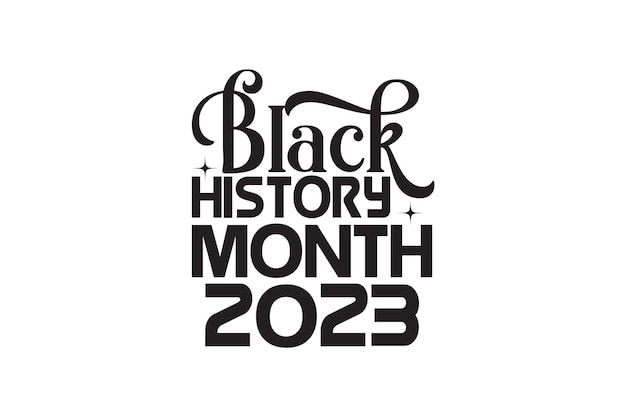 2023년 흑인 역사의 달 Svg