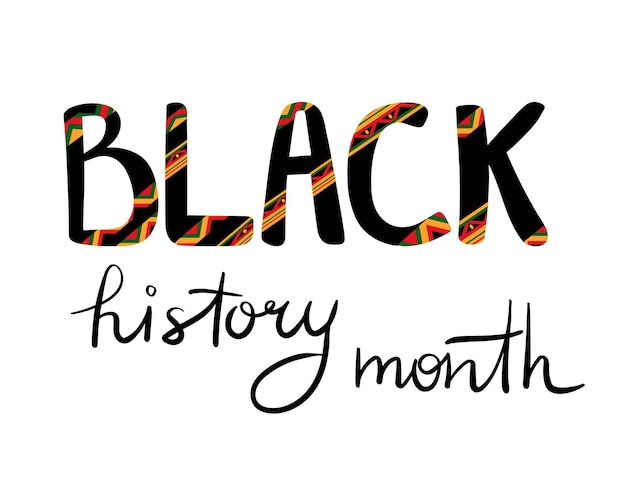 ベクトル 黒人歴史月間 アフリカ系アメリカ人の歴史