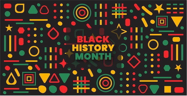 흑인 역사의 달 배경 2023 또는 아프리카계 미국인 역사 배경
