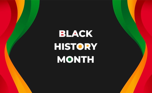 Black History Month background or African American History Celebrate February in the USA and Canada