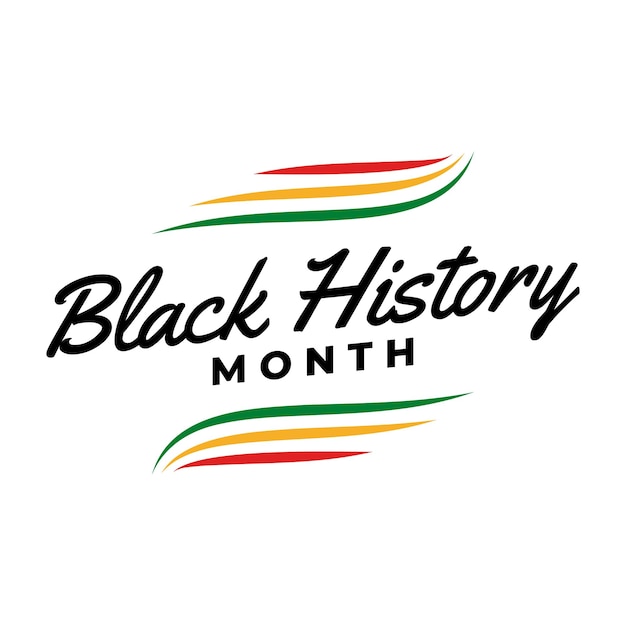 Black History Month Badge Design Collection (ontwerpcollectie voor de maand van de zwarte geschiedenis)