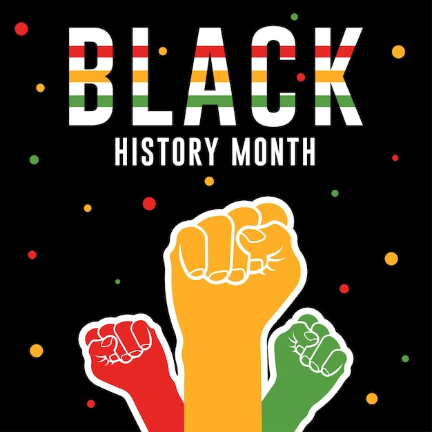 Black history month, Black history month celebration banner, Poster design