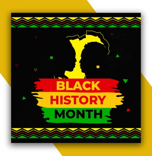 Black History Month Creative And Minimal Social Media Post Template